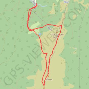 Grand Rocher Raquette GPS track, route, trail