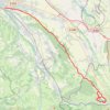 Le chemin Henry IV entre Pau et Lourdes GPS track, route, trail
