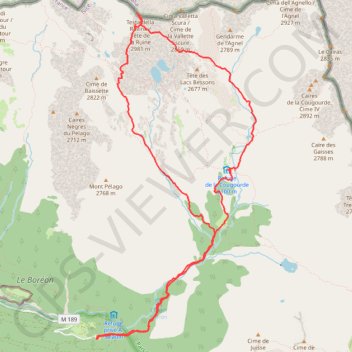 Tête de la Ruine GPS track, route, trail