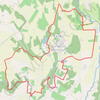 Chavanaise - Grande boucle GPS track, route, trail