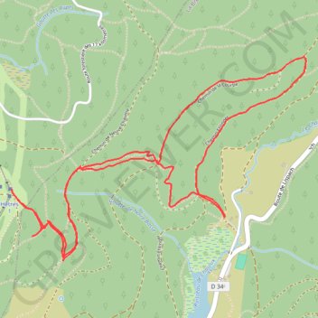 Descente de grouvelin GPS track, route, trail