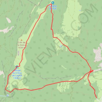 La Montagne de Bange depuis Montagny GPS track, route, trail
