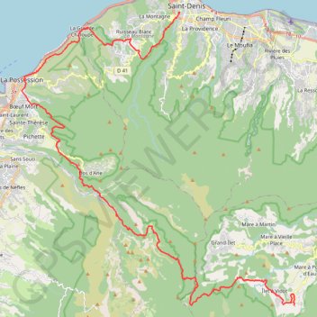 Grand Raid de la Reunion 2022 La Mascareignes GPS track, route, trail