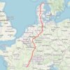 Stage 14: Frederikshavn to Aars — European Divide Trail GPS track, route, trail