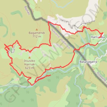 Peñas de Isuchi GPS track, route, trail