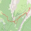 Croix de l'Alpe par le Pas de la Rousse (Chartreuse) GPS track, route, trail