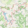 Lavaud lacs haute Charente 39 kms GPS track, route, trail
