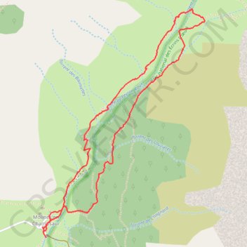 Cabane de Peyron Roux GPS track, route, trail
