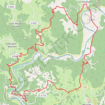 Monceaux-Brivezac GPS track, route, trail