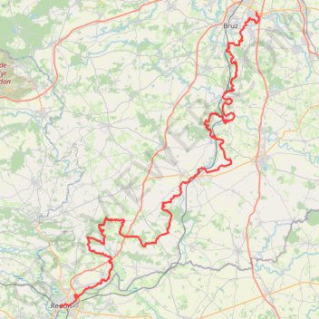 Chartres-de-Bretagne - Redon GPS track, route, trail