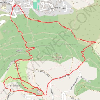 Alleins - Vernegues GPS track, route, trail
