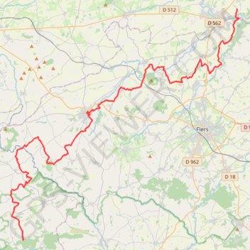Vaux - Gué-Rochoux GPS track, route, trail
