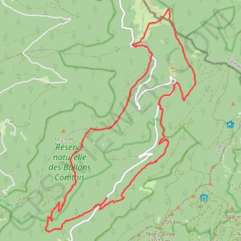 Ballon de Servance GPS track, route, trail
