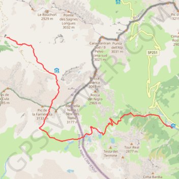 Rando Canale les Clausis par le Longet GPS track, route, trail