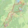 Circuit des quatre lacs dans les Vosges GPS track, route, trail