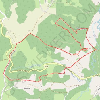 Notre-Dame de Piétat GPS track, route, trail