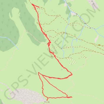 Pic de Bergons GPS track, route, trail