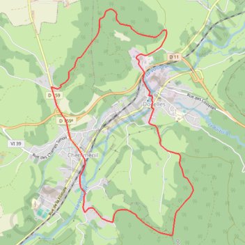 Chemins du Cœur des Vosges - La tête de Voitimont GPS track, route, trail