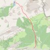 Montée alpage bise GPS track, route, trail