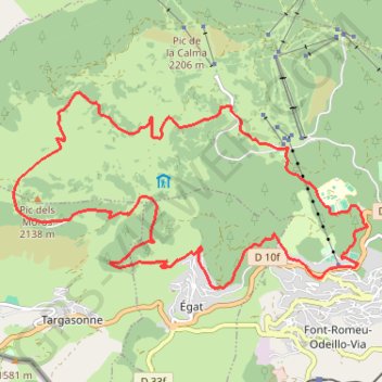 Pyrénées Catalanes - Pic des Mauroux GPS track, route, trail