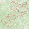 191 - grand tour PNSD vtt - 223km-MNT GPS track, route, trail