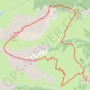 Paroi du Midi depuis le Poingt-Ravier GPS track, route, trail