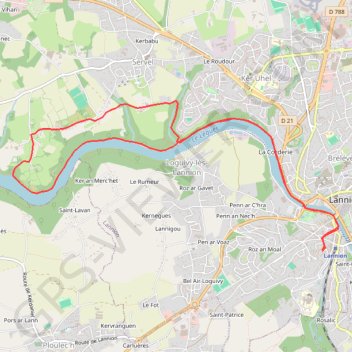 22-FEV-19 18:45:14 GPS track, route, trail
