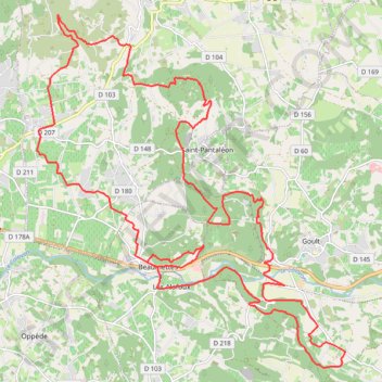 Les Imberts GPS track, route, trail