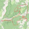 Les Gorges de la Jonte GPS track, route, trail