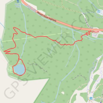 Mirror Lake Loop GPS track, route, trail
