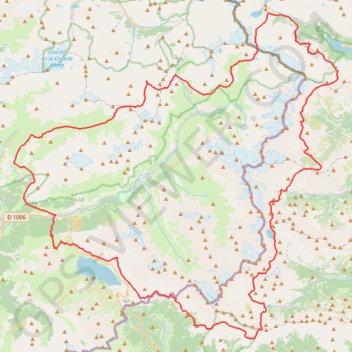 Route from Lanslebourg-Mont-Cenis to Lanslebourg-Mont-Cenis GPS track, route, trail