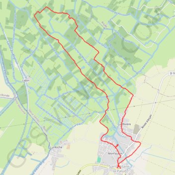 Saint-Hilaire la Palud GPS track, route, trail