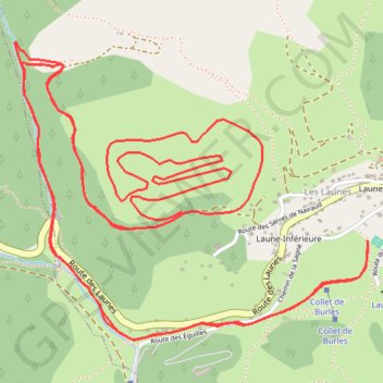 Beuil Les Launes Comba Clava GPS track, route, trail