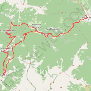 Serre Vecchio Galmunt (val Germanasca) GPS track, route, trail