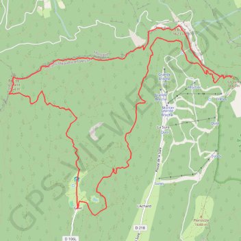 Le Bec de l'Orient GPS track, route, trail
