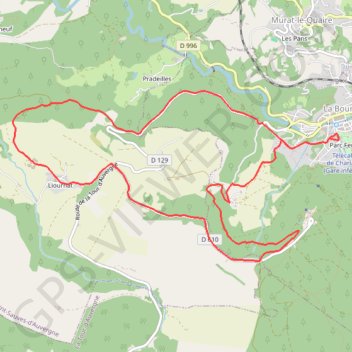Sancy - Fohet - Secteur La Bourboule GPS track, route, trail