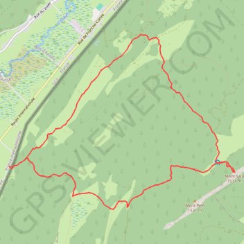 Mont Sala GPS track, route, trail