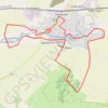 Pamproux - feuille de vigne GPS track, route, trail