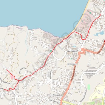 Bali - Jimbaran GPS track, route, trail