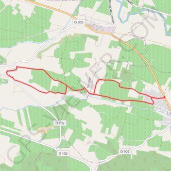 Lauraguel-8km GPS track, route, trail