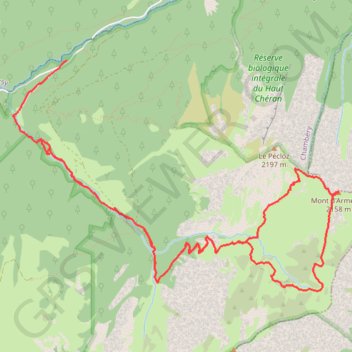 Le Mont d'Armenaz GPS track, route, trail