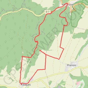 Val Suzon GPS track, route, trail
