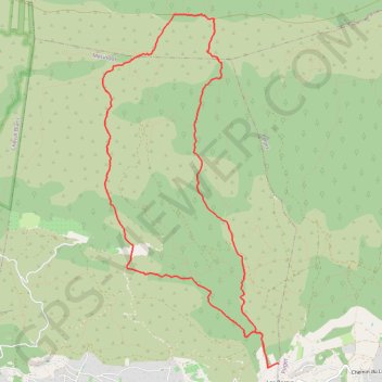 Les Rochers de la Croix de Fer - Les Borrys GPS track, route, trail
