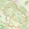 Les collines du moulin à vent - Villeneuve-la-Comptal GPS track, route, trail