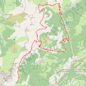 Col de l'Arpettaz GPS track, route, trail
