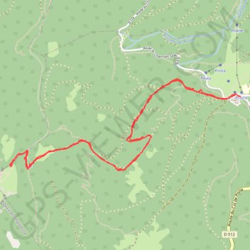 Vers la Pinéa GPS track, route, trail