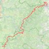 Grande Traversée de l'Ardèche VTT de Annonay à Les Estables GPS track, route, trail