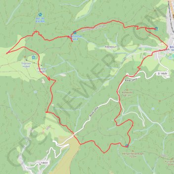 Col de Hundsruck GPS track, route, trail