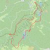 Rouge Gazon, Neuweiher, Lac des Perches GPS track, route, trail