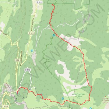Raid vercors jour 3 GPS track, route, trail